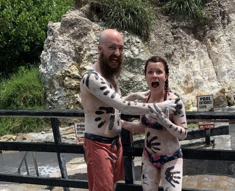 Mud Bath in a Volcano