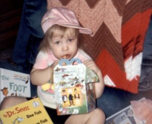 baby sarah eating french fries