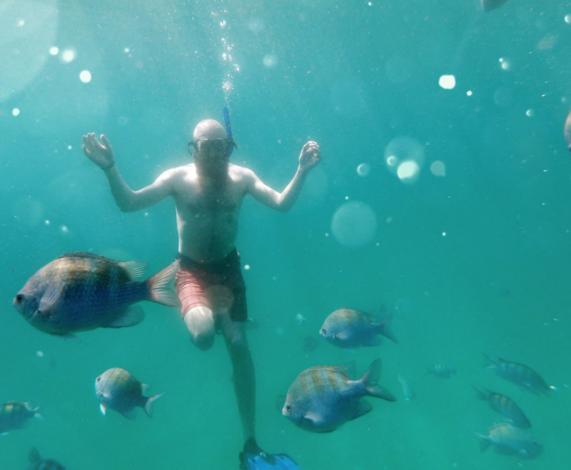 Dylan Snorkelling 2